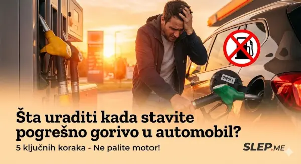 Šta uraditi kada stavite pogrešno gorivo u automobil?
